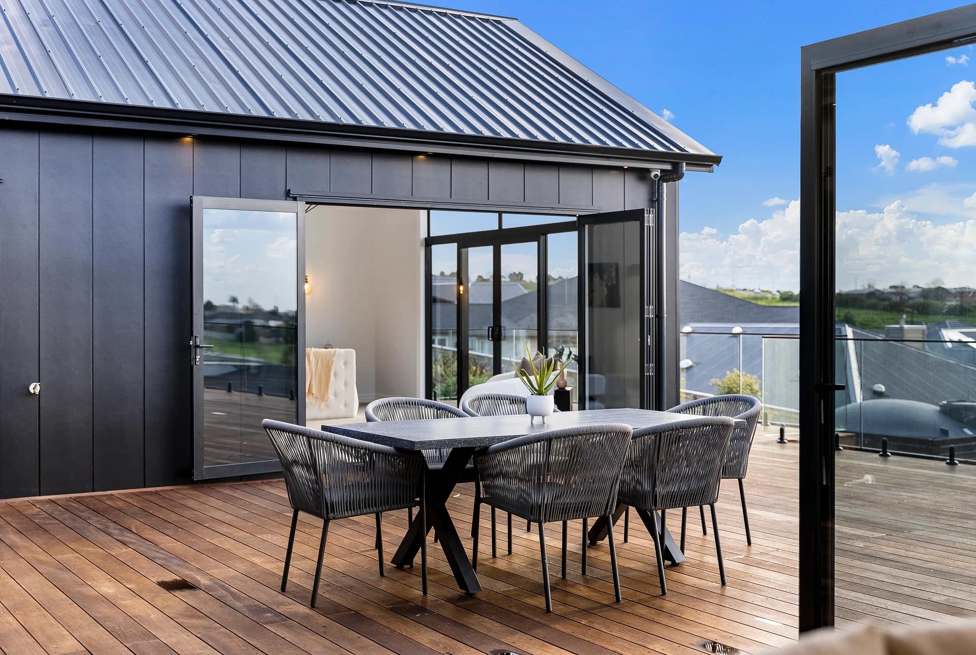 Top Hawk Builders — exterior cladding and roofline — Auckland residential project photography